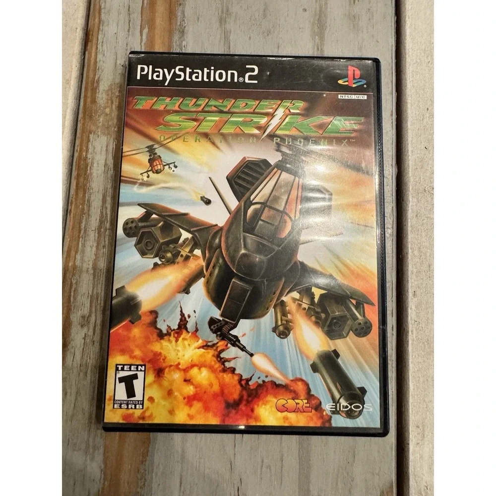 PlayStation 2 ThunderStrike: Operation Phoenix Game / Manual 2001 Works